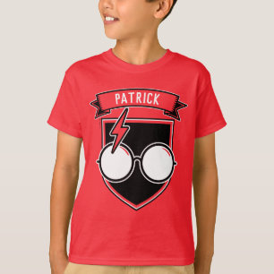 Personalisiert HARRY POTTER™-Abzeichen T-Shirt