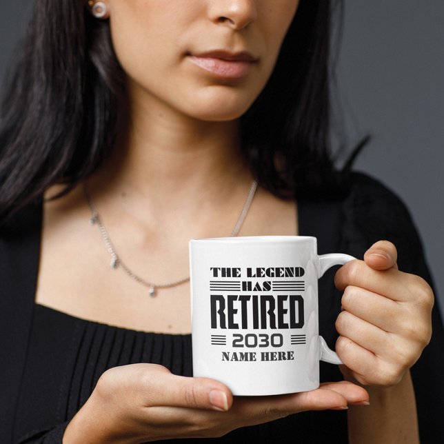 Personalisiert hat der Vermächtnisnehmer Großvater Zweifarbige Tasse (Cute Retirement Custom Tw-Tone 11oz Coffee Mug)