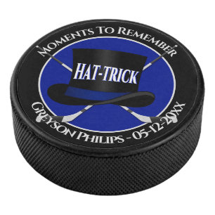 Personalisiert Hat Trick Eishockey Puck