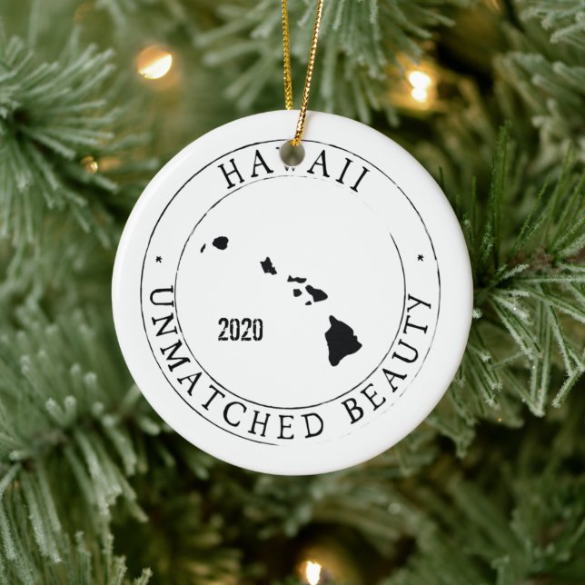 Personalisiert Hawaii Ornament (Baum)