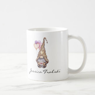 Personalisiert Heart Gnome Kaffeetasse