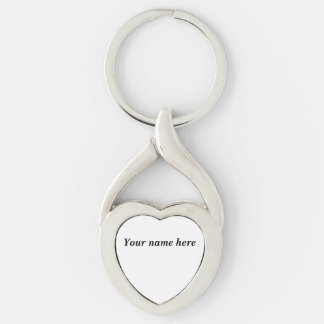 Personalisiert Heart Keychain - Individuelle Name  Schlüsselanhänger