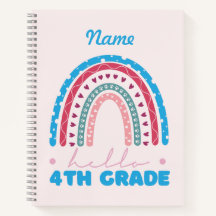 Personalisiert Hello Fourth Grade