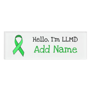 Personalisiert Hello, Im LLMD Name Tag Namenschild