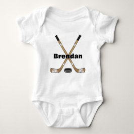 Personalisiert Hockey Baby Name Säugling hockey Strampler
