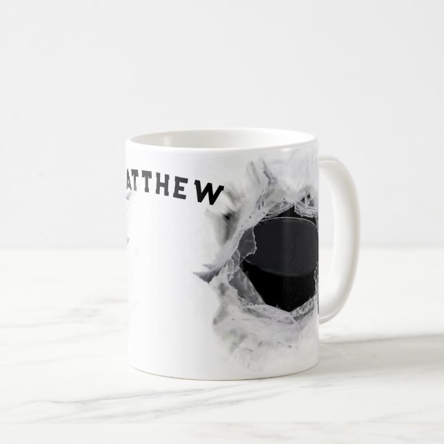 Personalisiert Hockey Collectible Kaffeetasse (VorderseiteRechts)