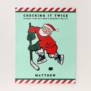 Personalisiert Hockey Holiday Geschenk Jigsaw Puzz Puzzle