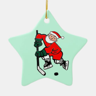 Personalisiert Hockey Holiday-Geschenk Keramik Ornament