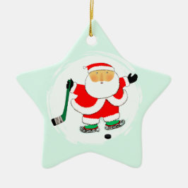Personalisiert Hockey Holiday-Geschenk Keramik Ornament