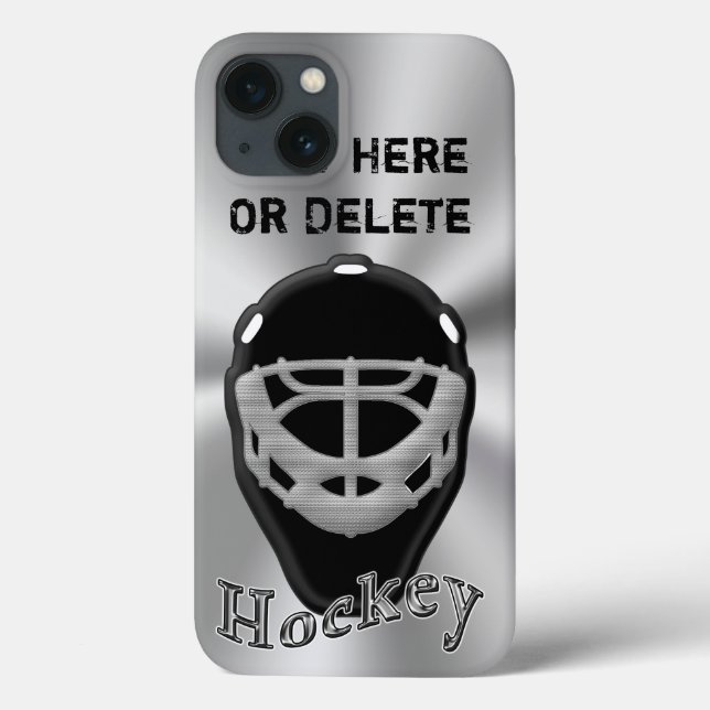 Personalisiert Hockey iPhone Case, iPhone 6S oder  Case-Mate iPhone Hülle (Rückseite)