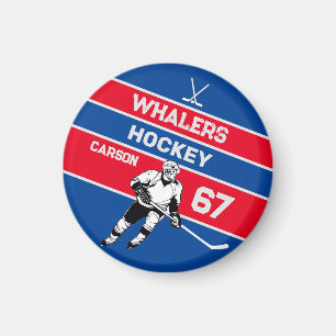 Personalisiert Hockey Magnet