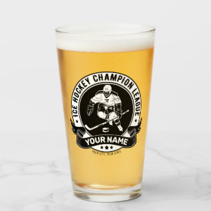 Personalisiert Hockey Player Ice Rink Team Athlete Glas