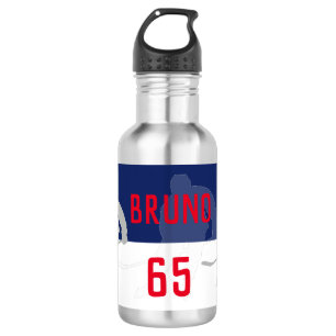 Personalisiert Hockey-Wasserflasche Edelstahlflasche