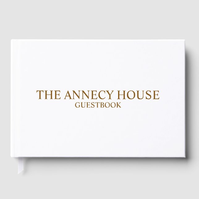 Personalisiert Holiday Zuhause Guest Book - Custom Gästebuch (Vorderseite)