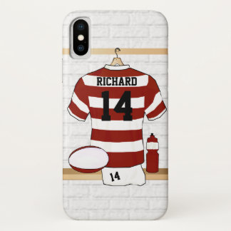 Personalisiert Hooped Rugby Jersey im Locker Room Case-Mate iPhone Hülle