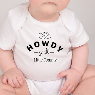 Personalisiert Howdy Yall Baby Strampler