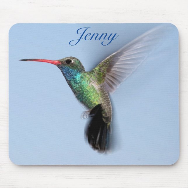 Personalisiert Hummingbird Maus Pad Mousepad (Vorne)