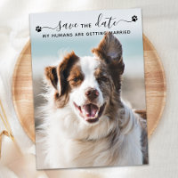 Personalisiert Hunde Hochzeitstiefel Foto Save the