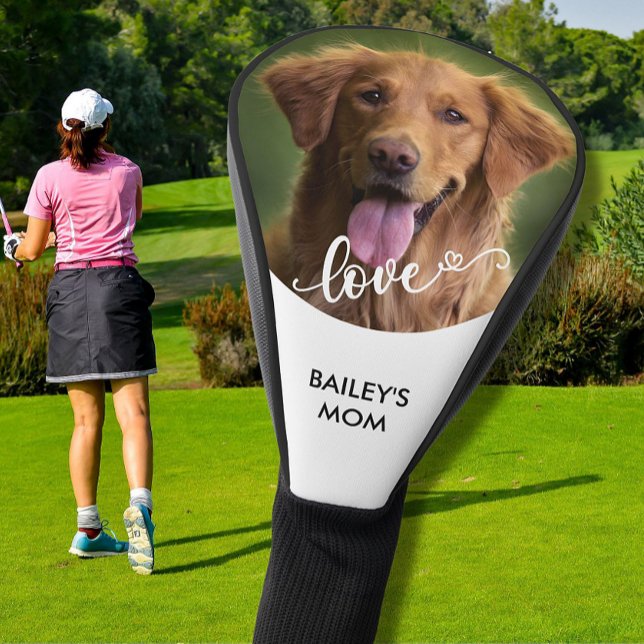 Personalisiert Hunde Hunde Foto Liebe Meine Mama Golf Headcover (Von Creator hochgeladen)
