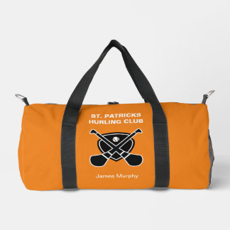 Personalisiert Hurling/Camogie (Orange) Gear Duffle Bag