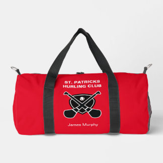 Personalisiert Hurling / Camogie (Rot) Gear Duffle Bag