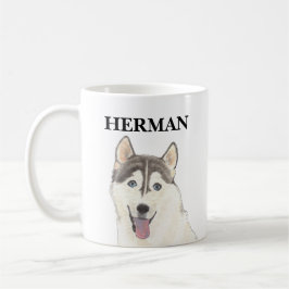 Personalisiert Husky Dog Kaffeetasse