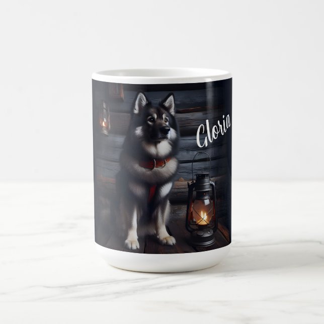 Personalisiert Husky Kaffeetasse (Mittel)