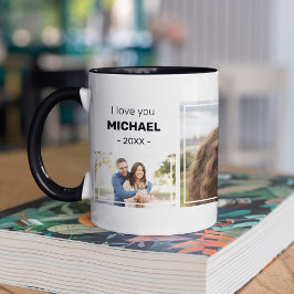 Personalisiert | I LIEBE | FOTO Tasse