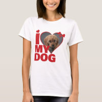 Personalisiert I Liebe Mein Hund Herz Foto