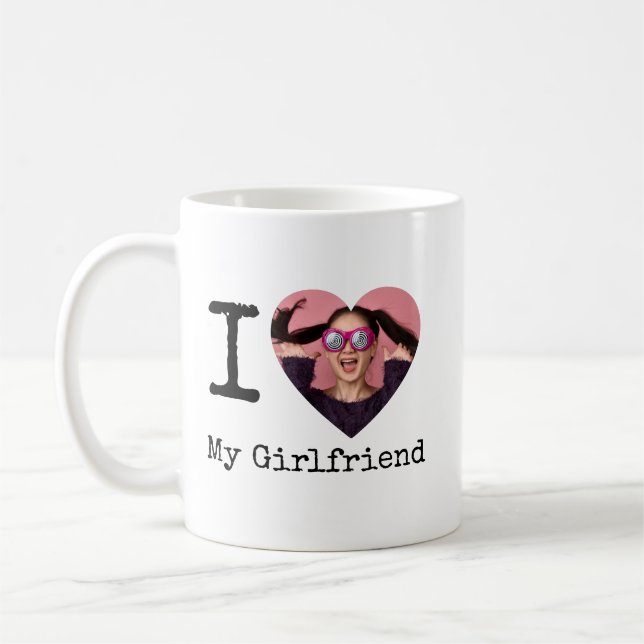 Personalisiert I Liebe Meine Freundin/Freundin Cus Kaffeetasse (Links)