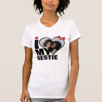 Personalisiert I Liebe My Bestie Heart Foto