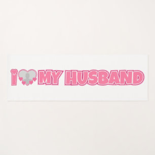 Personalisiert I Liebe My Husband - Add Husband Fo Yogamatte