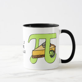 Personalisiert I LIEBE PIE UND PI Tag Tasse