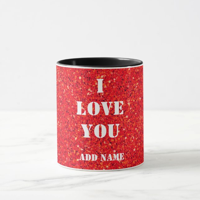 Personalisiert I Liebe Sie Tasse (Zentrum)