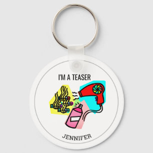 Personalisiert I Tease Friseur Schlüsselanhänger