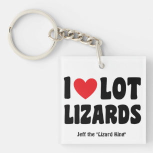 Personalisiert, ich Liebe Lot Lizards Funny Schlüsselanhänger