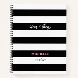 Personalisiert, Ideen und Dinge Notizbuch