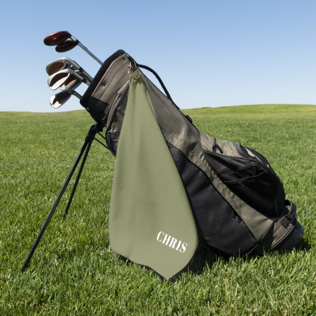 Personalisiert Iguana Golf Handtuch (Gras)
