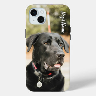 Personalisiert Ihr Black Labrador Dog Foto & Name Case-Mate iPhone Hülle