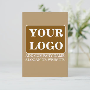 Personalisiert Ihr Logo Name Kleinunternehmen Büro Dankeskarte