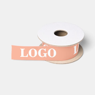 Personalisiert Ihr Logo Name Stylisch Modern Minim Satinband