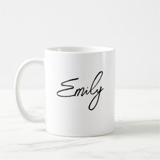 Personalisiert Ihr Name, Benutzerdefinierter Name, Kaffeetasse