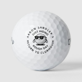 Personalisiert Ihr Name einfach nur verstecken Rou Golfball