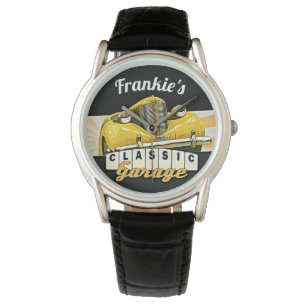 Personalisiert   Ihr Name   Garage für klassische  Armbanduhr