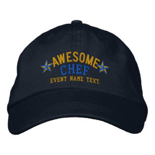 Personalisiert Ihr Name Phantastisch Koch Stickere Bestickte Kappe