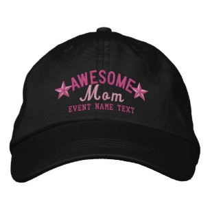 Personalisiert Ihr Name Phantastische Mama Sticker Bestickte Kappe