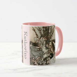 Personalisiert Ihr Name Vintag Fairies Rackham Tasse