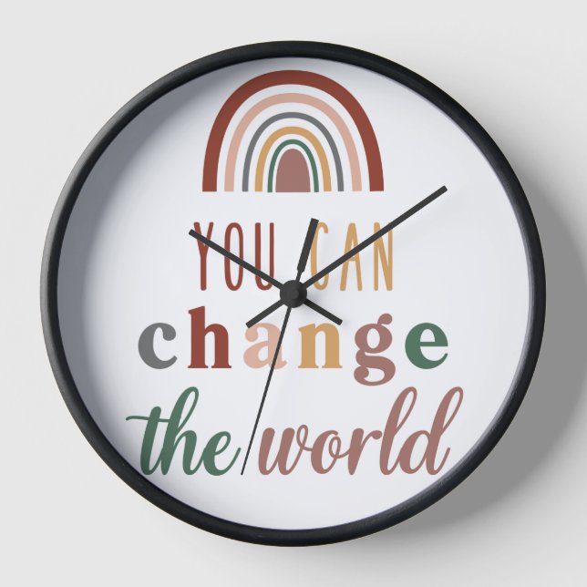 Personalisiert Ihre eigenen Maßstäbe Uhr (Vorderseite)