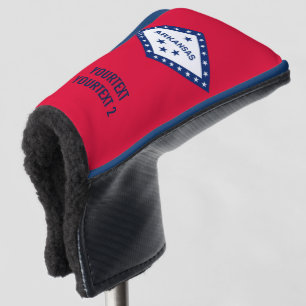 Personalisiert Ihre Text-Arkansas-Staats-Flagge Golf Headcover