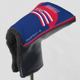 Personalisiert Ihre Text-Hawaii-Staats-Flagge auf Golf Headcover